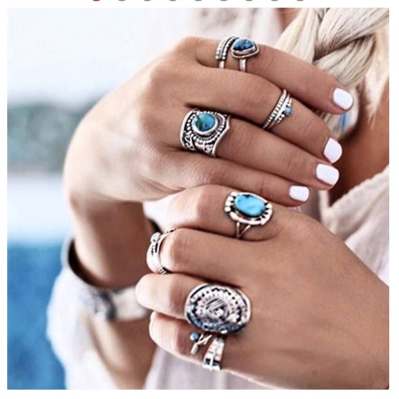Jewelry - 🦋Turquoise Fashion Rings
